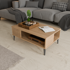 Masuta de cafea HubRom 100 cm x 60 cm x 40 cm, Lemn