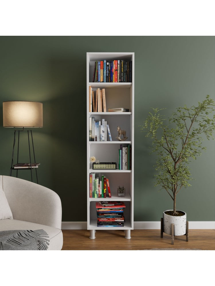 Biblioteca/Raf Hubrom, 180x45x25 cm Alb