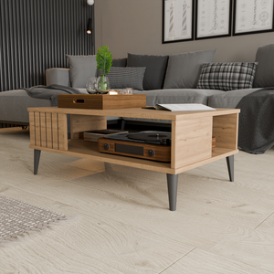 Masuta de cafea HubRom 100 cm x 60 cm x 40 cm, Lemn