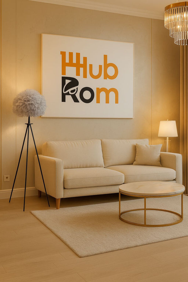 Lampader HubRom, BELINAY 4109-1L-BL 60x148 cm 1xE27-60W Negru