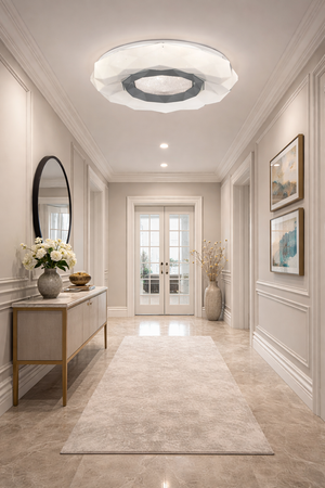 Plafonieara Led HubRom, PARIS 21041-40 40x40 cm 37 W Alb Lumina Calda,Rece,Neutra 0