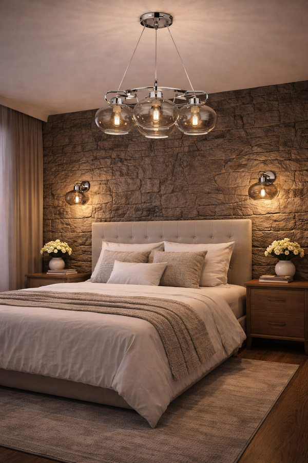Lustra HubRom, LONDON 5006-1668-51 65x65xHmax120 cm 6xE27-60W Crom