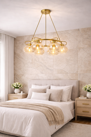 Lustra HubRom, LONDON 5006-1668-52 65x65xHmax120 cm 6xE27-60W Antiq