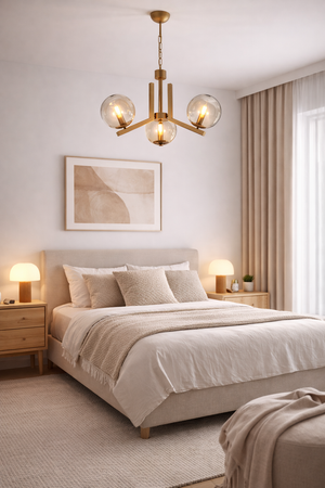 Lustra HubRom, MIKEL 3426-03-FR 42x60 cm 3xE27-60W Antiq