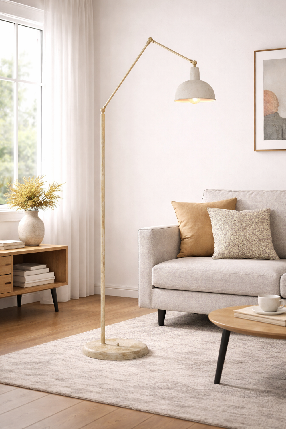 Lampader HubRom, AKSU 3636-01-WH 30x177 cm 1xE27-60W Alb