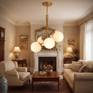 Lustra HubRom, ARTEL 3756-05-FR 50x80 cm 5xE27-60W Antiq