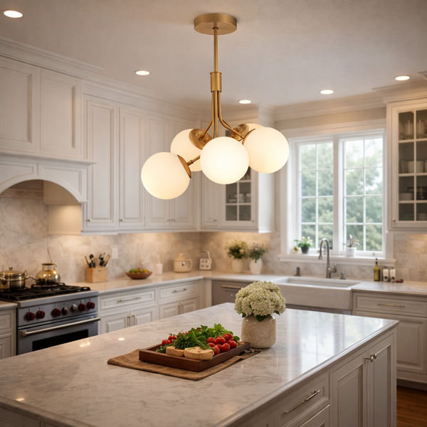 Lustra HubRom, ARTEL 3756-05-FR 50x80 cm 5xE27-60W Antiq