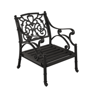 Set Gradina/Terasa HubRom, BODRUM Masa 122x82x53 cm, Canapea 121x60, 2 Fotolii 60x60 cm Negru / Alb