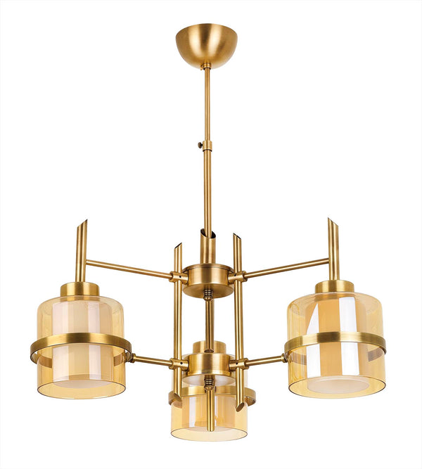 Lustra HubRom, ELENOR 4030-52-03 55x55xHmax70 cm 3xE27-60W Antiq