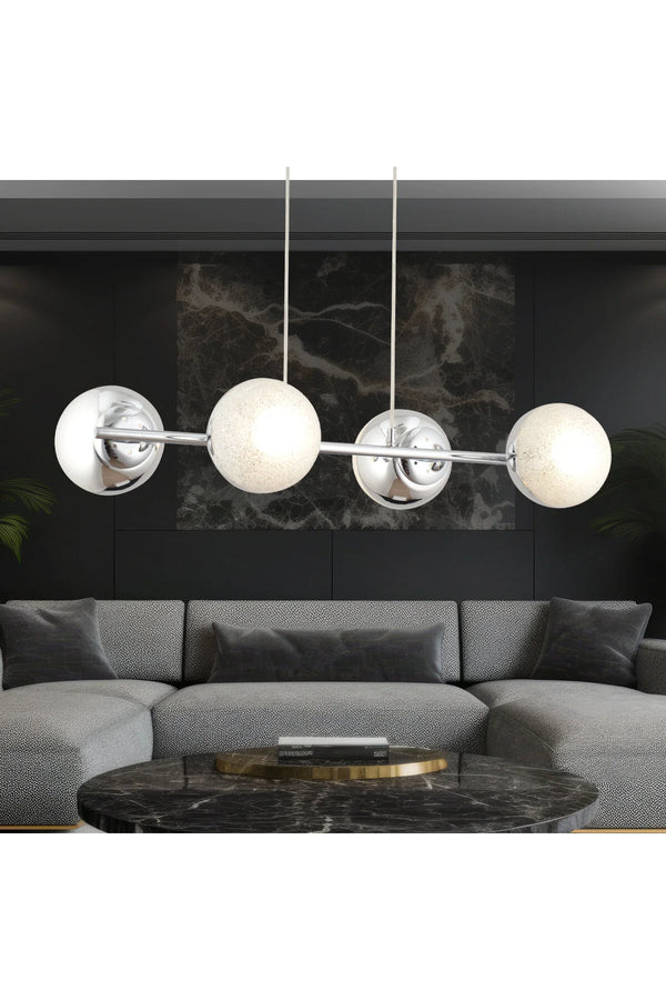 Lustra HubRom, BERCA 4112-04-CH 87x87 cm 4xE27-60W Crom