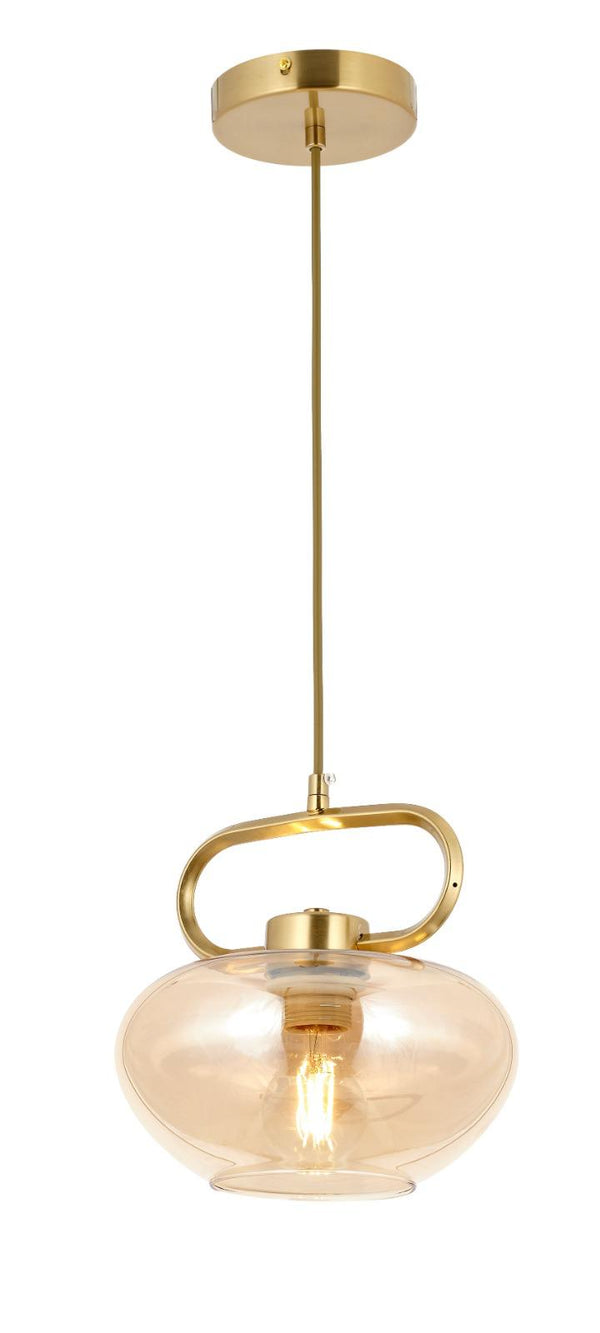 Lustra HubRom, LONDON 5001-1668-52 25x25xHmax100 cm 1xE27-60W Antiq