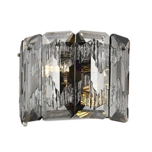 Aplica Cristal HubRom, PERA 5102-1667-51 28x20xHmax17 cm 2xE14-40W Crom