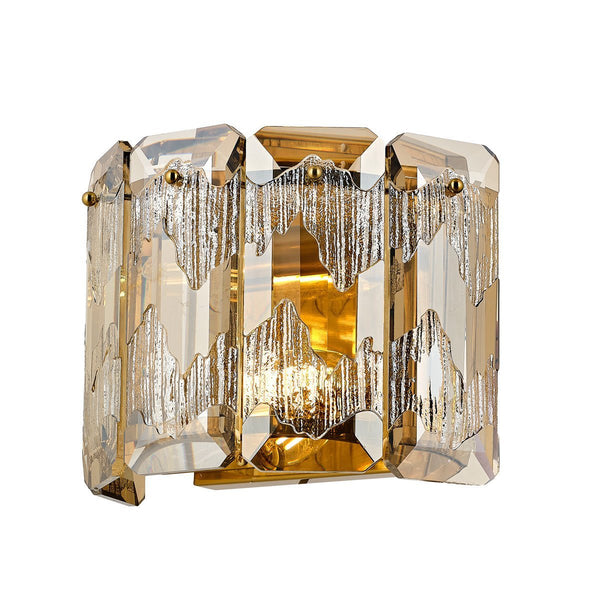 Aplica Cristal HubRom, PERA 5102-1667-51 28x20xHmax17 cm 2xE14-40W Antiq