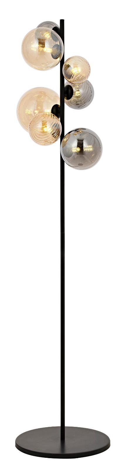 Lampadar HubRom, PAUL 5307-4224-64 40x160 cm 7xG9 Negru