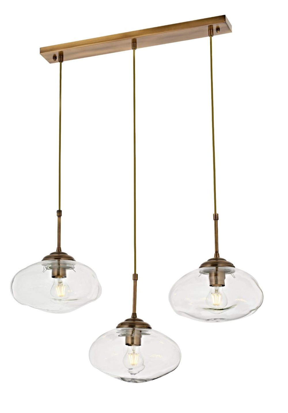 Lustra HubRom, BULUT 5403-1803-52 60x8xHmax100 cm 3xE27-60W Antiq