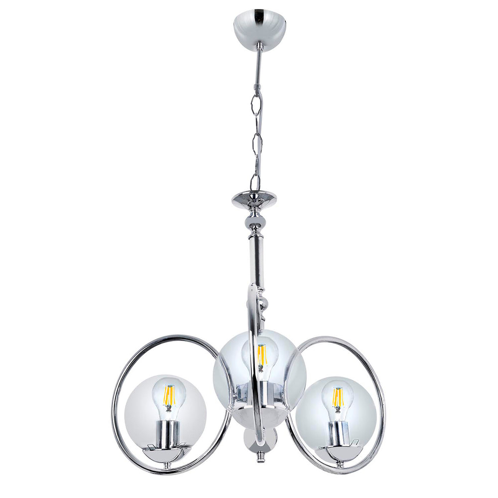 Lustra HubRom, OLIMPIYAT 4010-51-03 57x57xHmax80 cm 3xE27-60W Crom