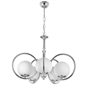 Lustra HubRom, OLIMPIYAT 4010-51-05 57x57xHmax80 cm 5xE27-60W Crom