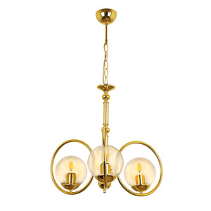 Lustra HubRom, OLIMPIYAT 4010-53-03 57x57xHmax80 cm 3xE27-60W Auriu