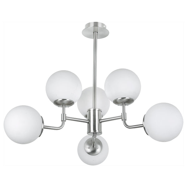 Lustra HubRom, KARTOPU 4020-51-06 55x55xHmax70 cm 6xE27-60W Crom