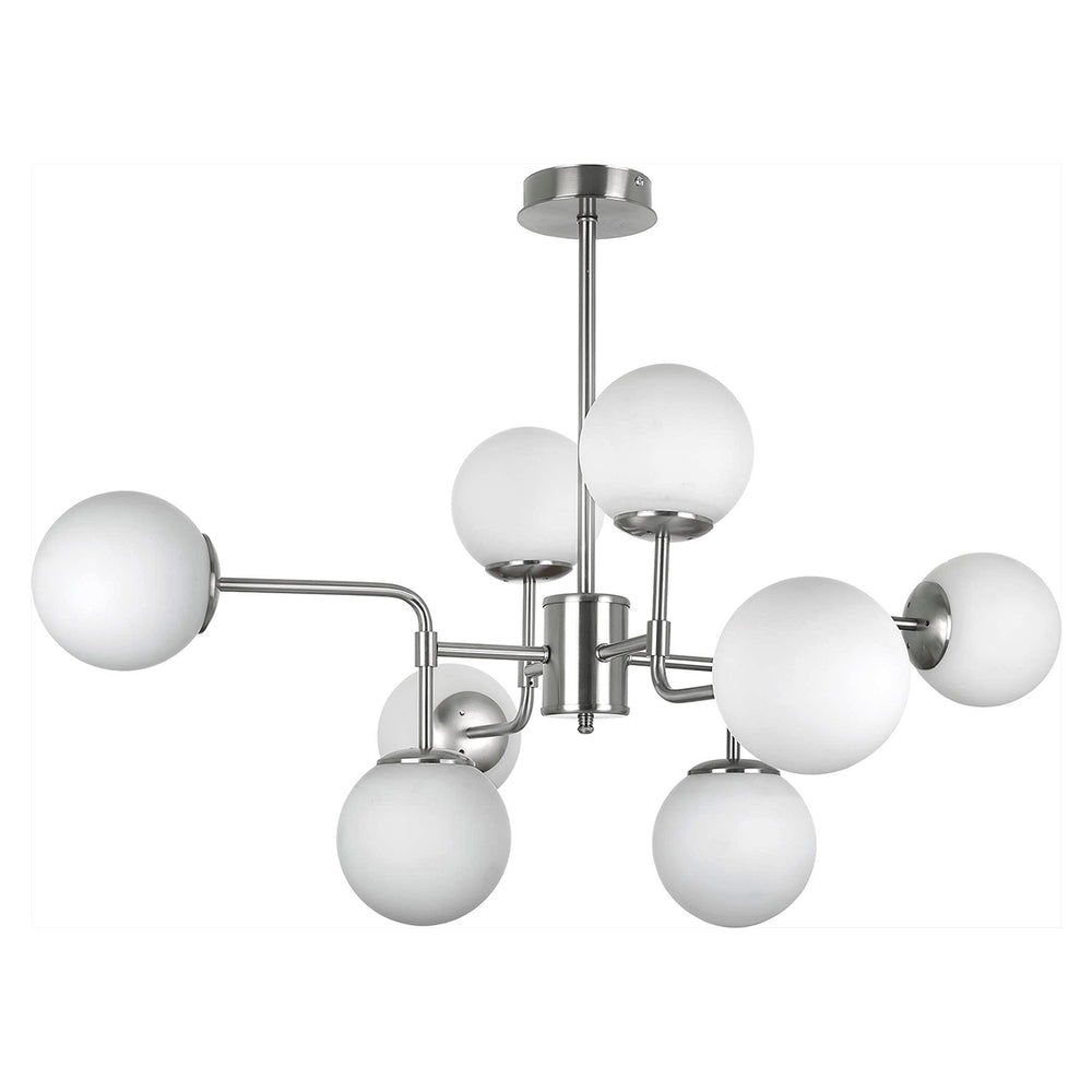 Lustra HubRom, KARTOPU 4020-51-08 67x67xHmax95 cm 8xE27-60W Crom