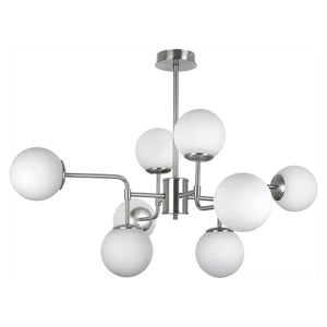 Lustra HubRom, KARTOPU 4020-51-08 67x67xHmax95 cm 8xE27-60W Crom