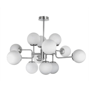 Lustra HubRom, KARTOPU 4020-51-12 67x67xHmax70 cm 12xE27-60W Crom