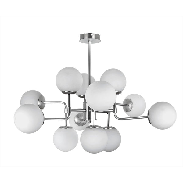 Lustra HubRom, KARTOPU 4020-51-12 67x67xHmax70 cm 12xE27-60W Crom