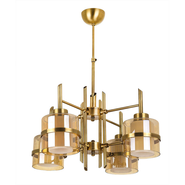 Lustra HubRom, ELENOR 4030-52-04 55x55xHmax70 cm 4xE27-60W Antiq