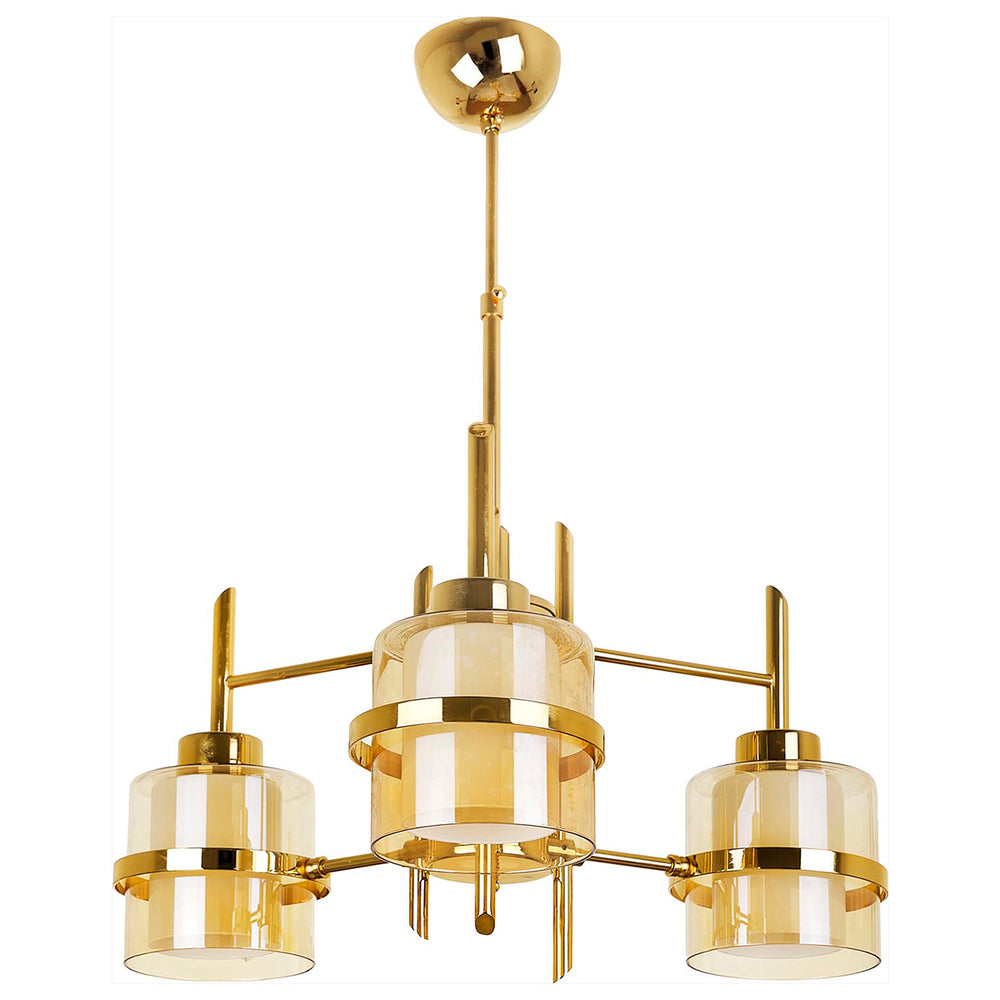 Lustra HubRom, ELENOR 4030-53-03 55x55xHmax70 cm 3xE27-60W Auriu