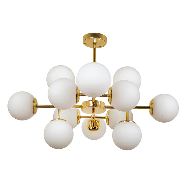 Lustra HubRom, ASTOR 4032-52-12 60x85xHmax85 cm 12xE14-40W Antiq