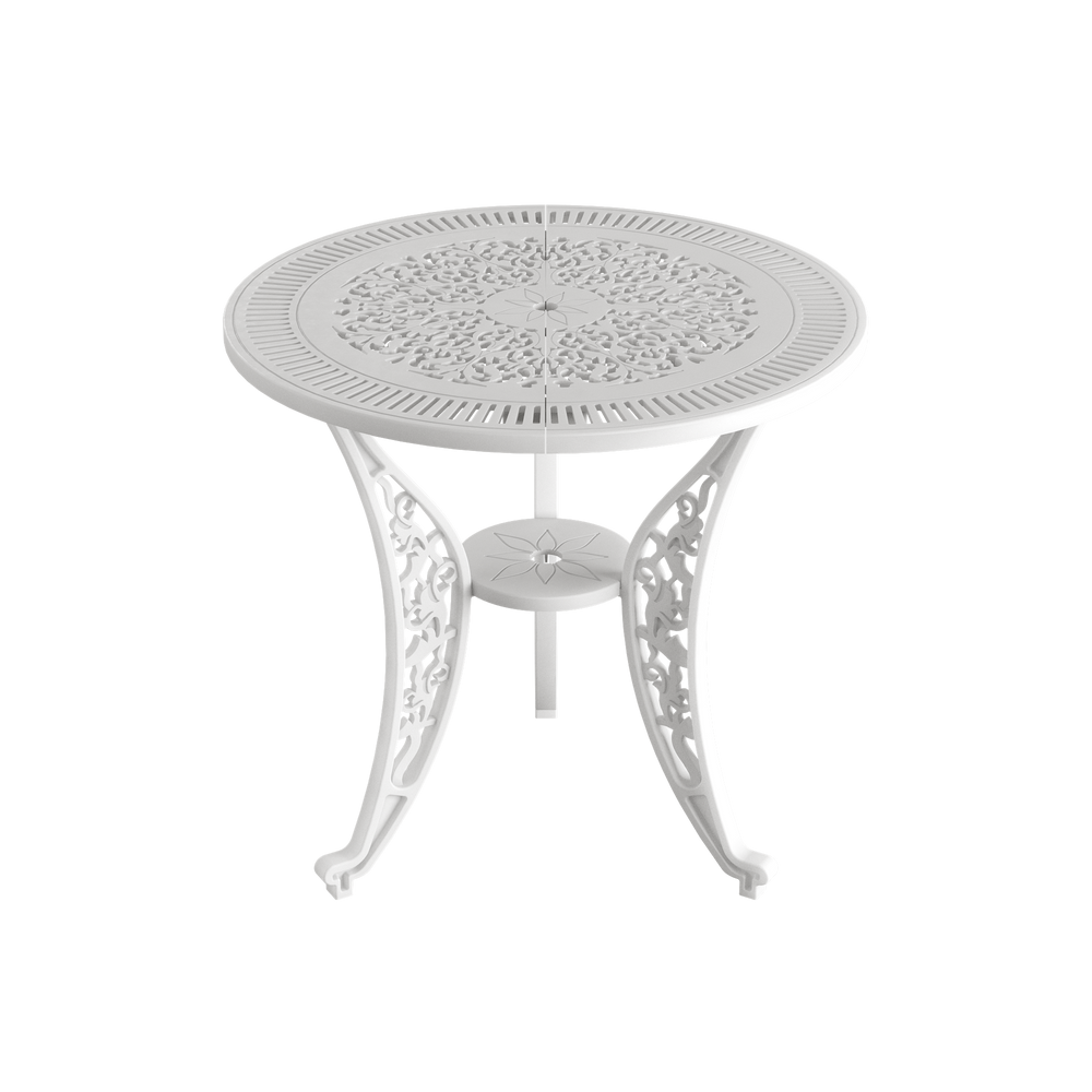 Masa Rotunda HubRom, ISTANBUL 75x72 cm Alb