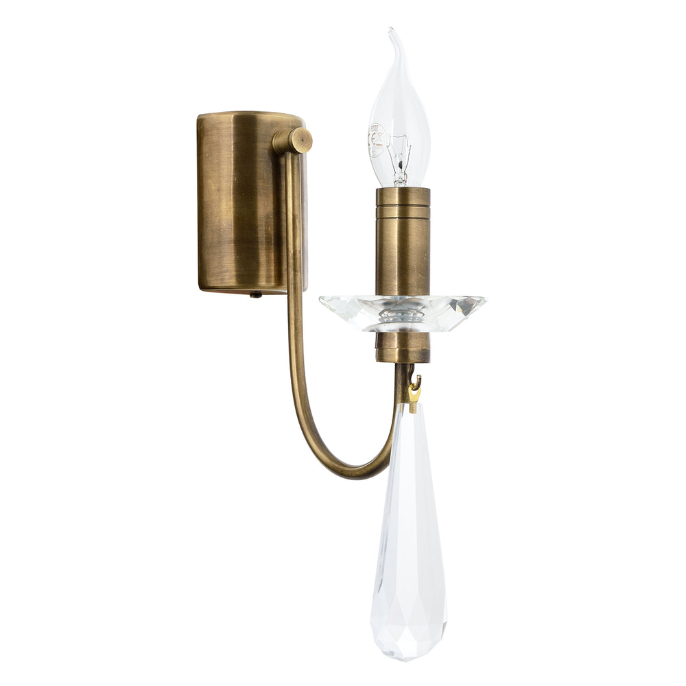 Aplica Cristal HubRom, PRENSES 5101-5053-52 25x25xHmax30 cm 1xE14-40W Antiq