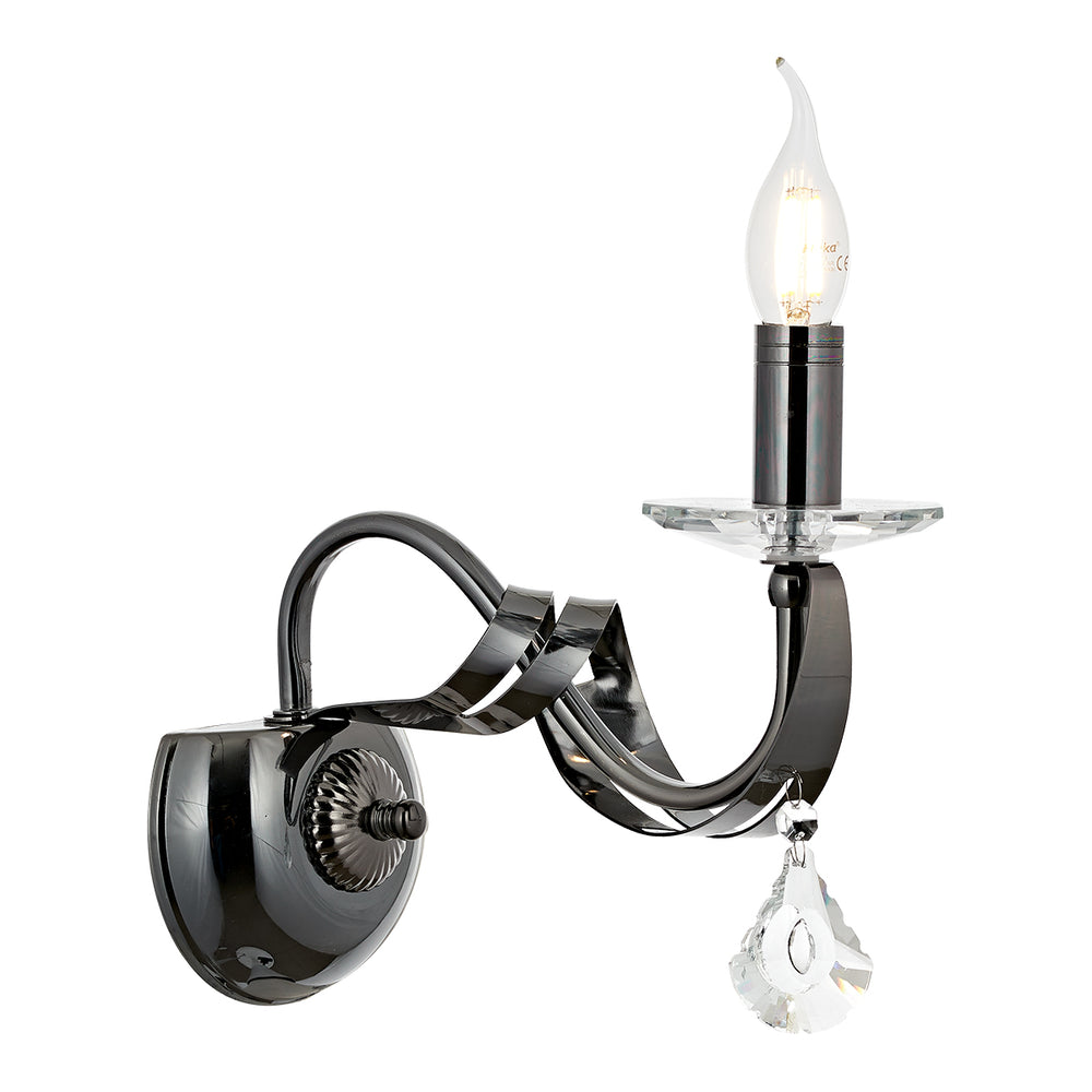 Aplica Cristal HubRom, KARLEN 5101-5253-82 27x25 cm 1xE14-40W Fume