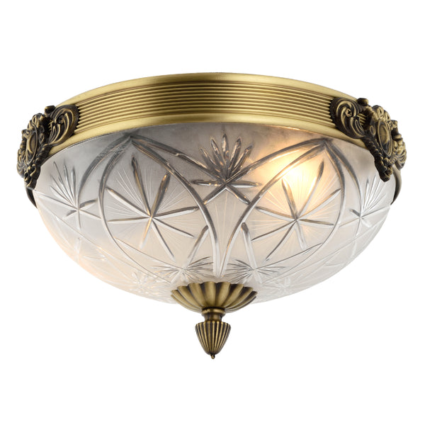 Plafoniera HubRom, YENI LOST 5030-3040-52 30x30xHmax15 cm, 3xE14-40W 30 CM AR Antiq