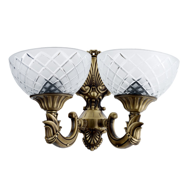 Aplica HubRom, YENI LOST 5102-3040-52 40x40xHmax25 cm 2xE27-60W Antiq