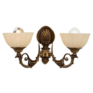 Aplica HubRom, MASS 5102-3071-52 40x40xHmax25 cm 2xE27-60W Antiq