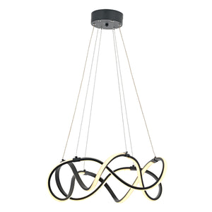 Lustra Led HubRom, BURGAZ Antracit 5002-5129-96 60x60xHmax105 cm 60 W / 3200L Lumina Calda,Rece,Neutra