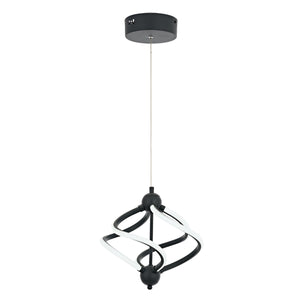 Lustra Led HubRom, RAVENA Antracit 5001-4145-96 30x30xHmax40-80 cm 36 W / 4000 K Lumina Calda,Rece,Neutra