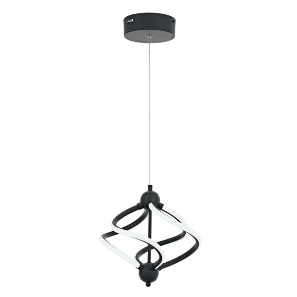 Lustra Led HubRom, RAVENA Antracit 5001-4145-96 30x30xHmax40-80 cm 36 W / 4000 K Lumina Calda,Rece,Neutra