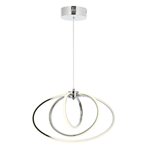 Lustra Led HubRom, VARNA Crom 5003-5086-51 40x40xHmax35-85 cm 42 W / 4000 K Lumina Calda,Rece,Neutra