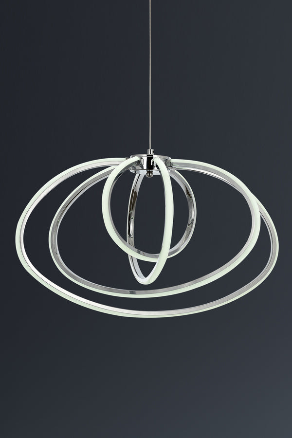 Lustra Led HubRom, VARNA Antarcit 5004-5086-51 55x55xHmax40-100 cm 60 W / 4000 K Lumina Calda,Rece,Neutra