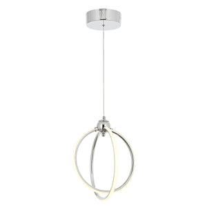 Lustra Led HubRom, PLEVNE Crom 5002-5088-51 32x32xHmax85 cm 35 W / 1700L/4000K Lumina Neutra