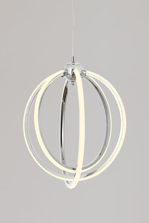 Lustra Led HubRom, PLEVNE Crom 5003-5088-51 35x35xHmax85 cm 42 W / 2600L/4000K Lumina Neutra