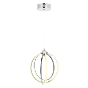 Lustra Led HubRom, PLEVNE Crom 5003-5088-51 35x35xHmax85 cm 42 W / 2600L/4000K Lumina Neutra