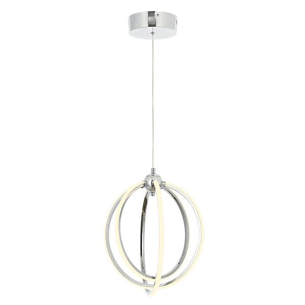 Lustra Led HubRom, PLEVNE Crom 5003-5088-51 35x35xHmax85 cm 42 W / 2600L/4000K Lumina Neutra