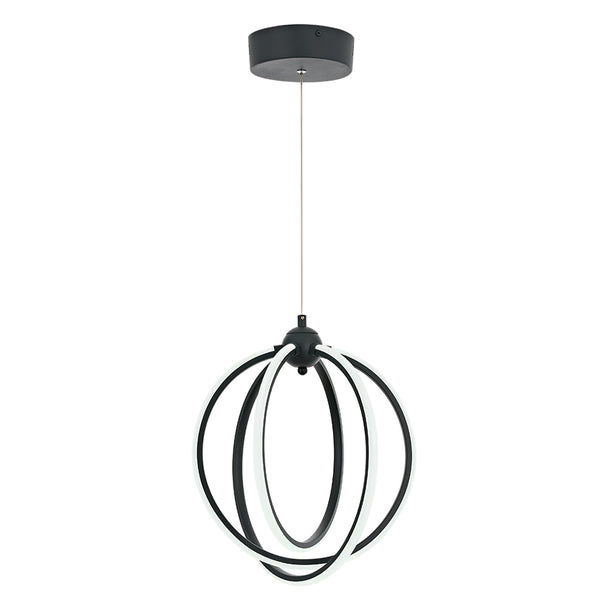 Lustra Led HubRom, PLEVNE Antracit 5003-5088-96 35x35xHmax85 cm 42 W / 2600L/4000K Lumina Neutra