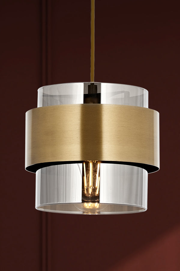 Lustra HubRom, ROZA 5001-4035-52 18x18xHmax75 cm 1xE27-60W Antiq