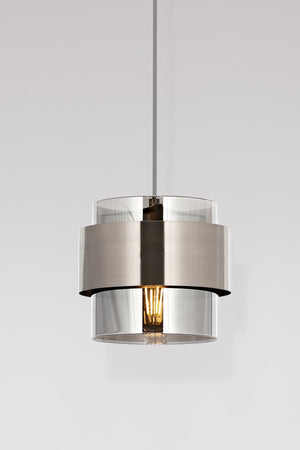 Lustra HubRom, ROZA 5001-4035-53 18x18xHmax75 cm 1xE27-60W Crom Satinat