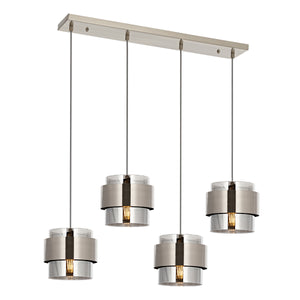 Lustra HubRom, ROZA 5404-4035-53 65x65x20xHmax75 cm 4xE27-60W Crom Satinat