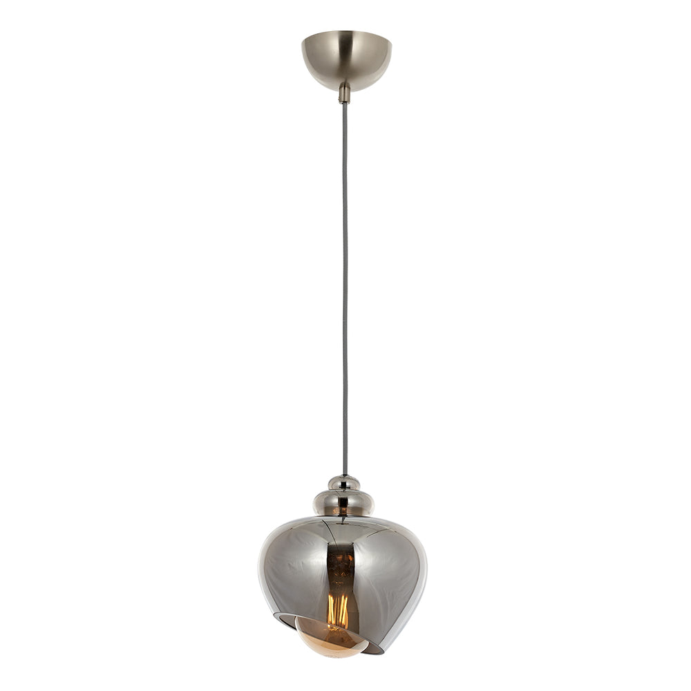 Lustra HubRom, LOTUS 5002-4041-53 23x23xHmax80-100 cm 1xE27-60W Crom Satinat